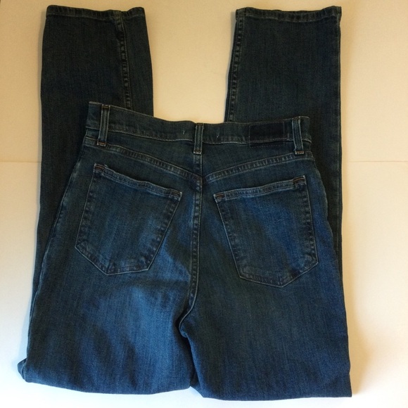 Abercrombie & Fitch Y2K 90’s Straight Ultra High Rise Denim Blue Jeans Size 28 - Picture 2 of 7